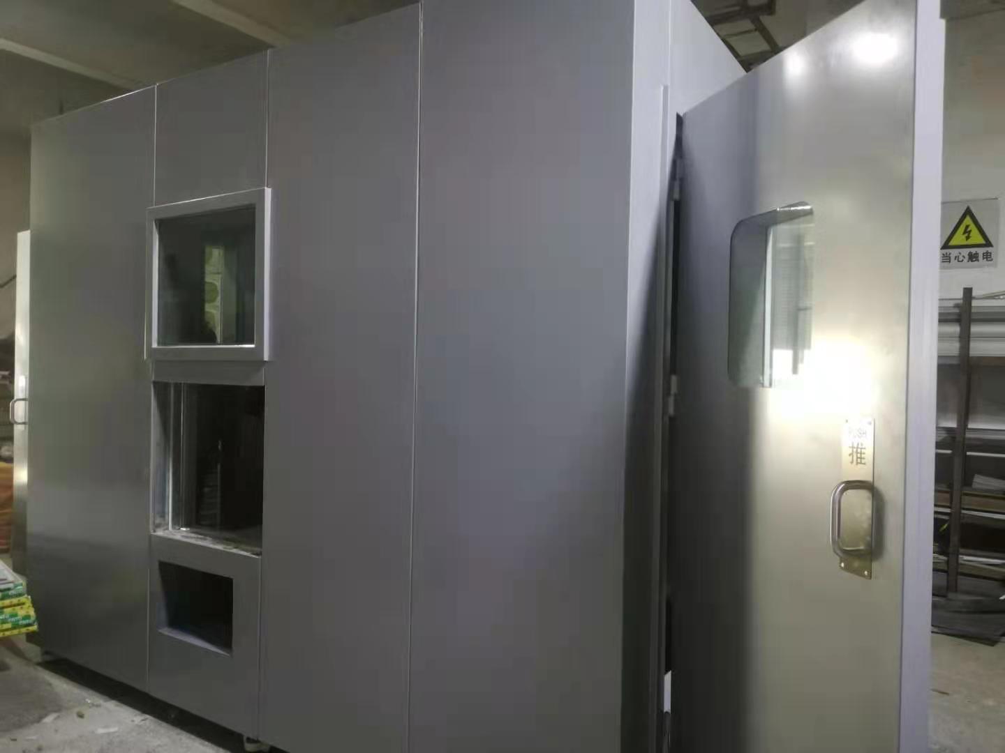 中山电机公司整体式流水线噪音房正式交付使用